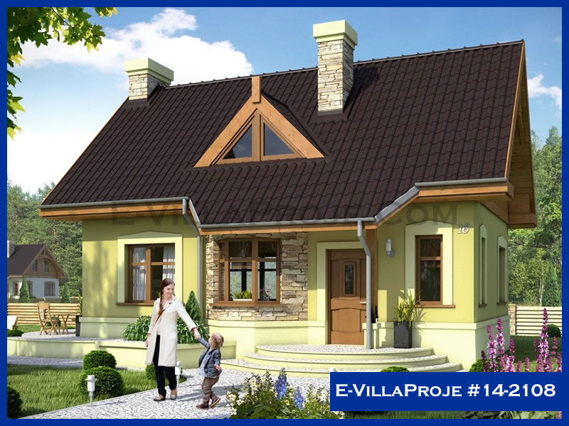 Ev Villa Proje #14 - 2108 Çelik Villa Projesi 3D Mimari Tasarımı