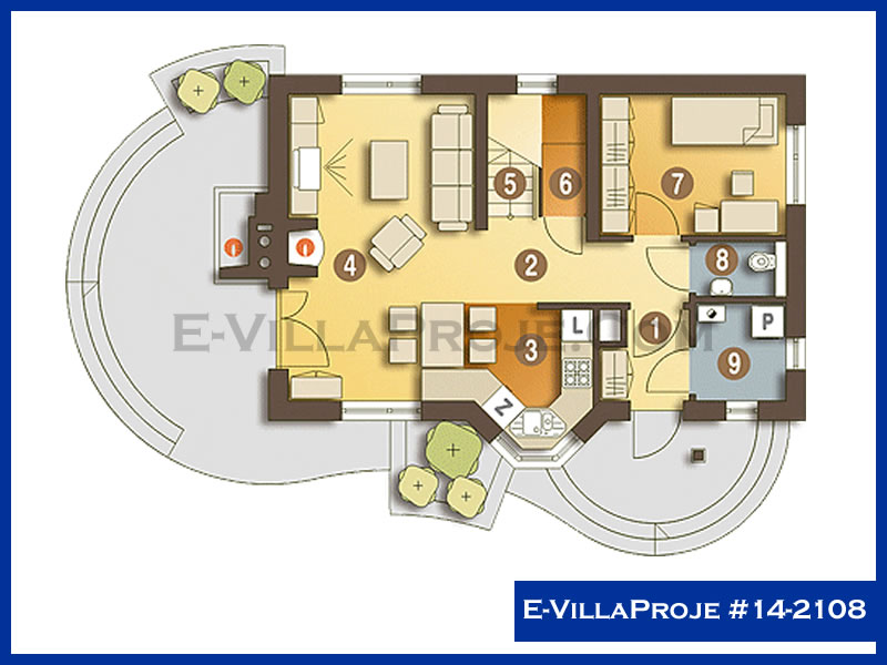 Ev Villa Proje #14 - 2108 Çelik Ev Projesi - Görsel 2