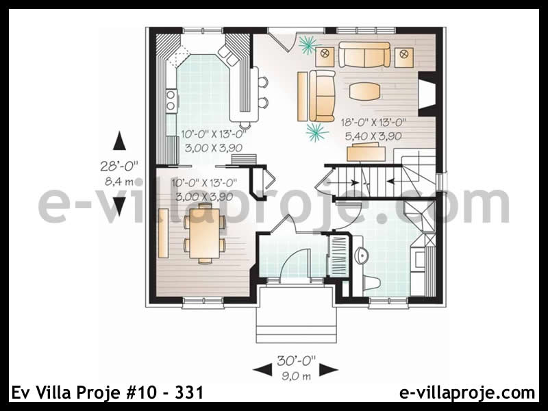 Ev Villa Proje #10 - 331 Çelik Ev Projesi - Görsel 2