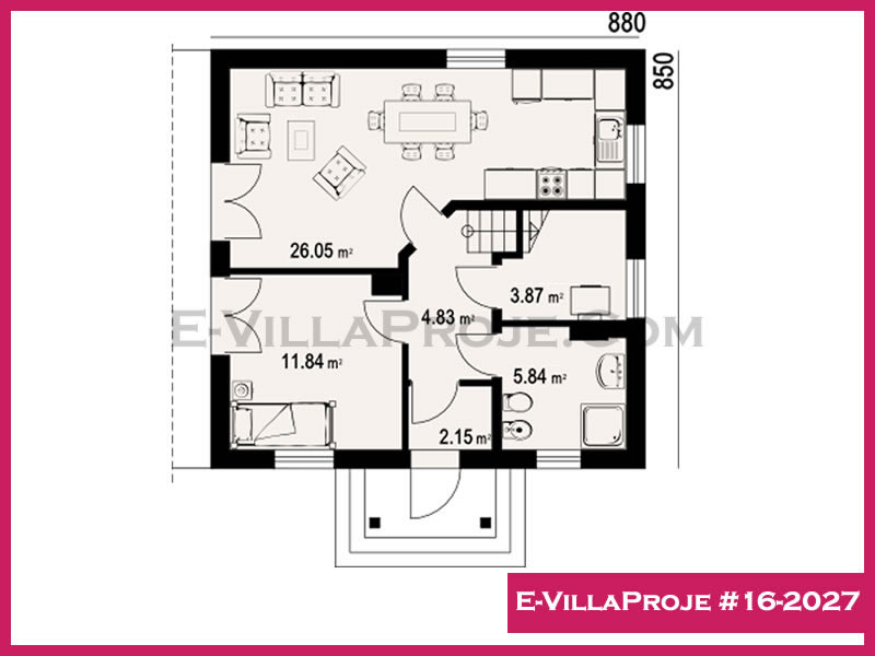 Ev Villa Proje #16 - 2027 Çelik Ev Projesi - Görsel 2