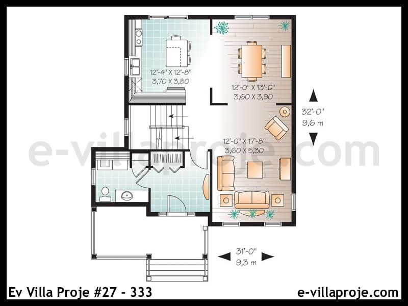 Ev Villa Proje #27 - 333 Çelik Ev Projesi - Görsel 2