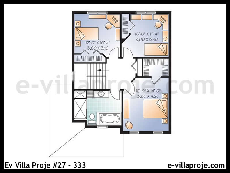 Ev Villa Proje #27 - 333 Çelik Ev Projesi - Görsel 3