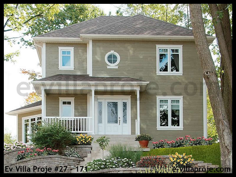 Ev Villa Proje #27 - 171 Çelik Villa Modeli ve 3D Tasarımı