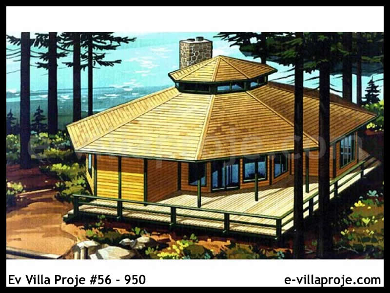 Ev Villa Proje #56 - 950 Çelik Villa Projesi 3D Mimari Tasarımı