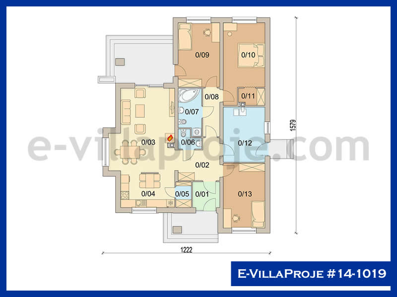 Ev Villa Proje #14 - 1019 Çelik Ev Projesi - Görsel 2