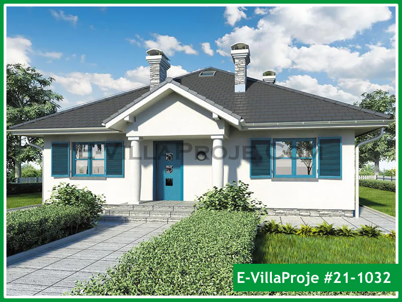 Ev Villa Proje #21 - 1032 Çelik Villa Modeli ve 3D Tasarımı