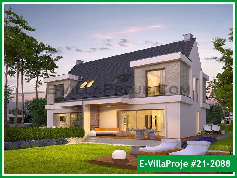Ev Villa Proje #21 - 2088 Çelik Villa Modeli ve 3D Tasarımı