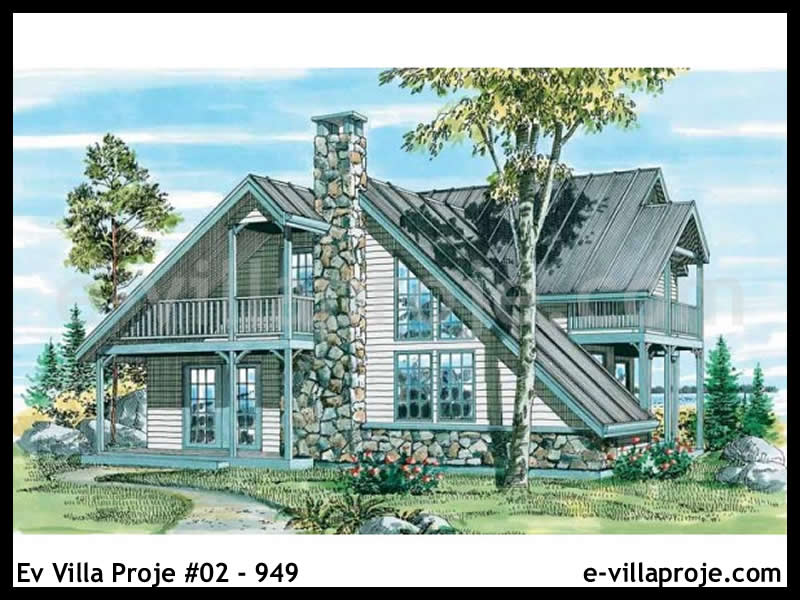 Ev Villa Proje #02 - 949 Çelik Villa Modeli ve 3D Tasarımı