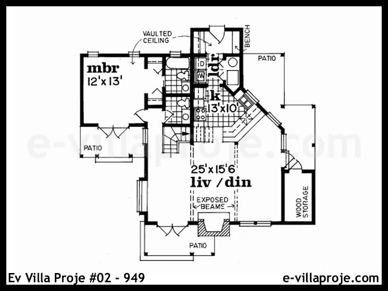 Ev Villa Proje #02 - 949 Çelik Ev Projesi - Görsel 2
