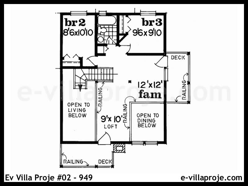 Ev Villa Proje #02 - 949 Çelik Ev Projesi - Görsel 3