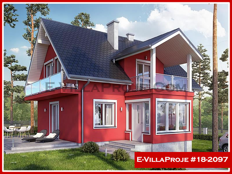 Ev Villa Proje #18 - 2097 Çelik Villa Modeli ve 3D Tasarımı