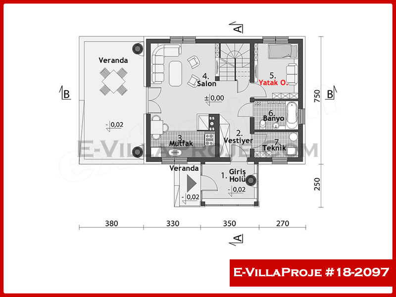 Ev Villa Proje #18 - 2097 Çelik Ev Projesi - Görsel 2