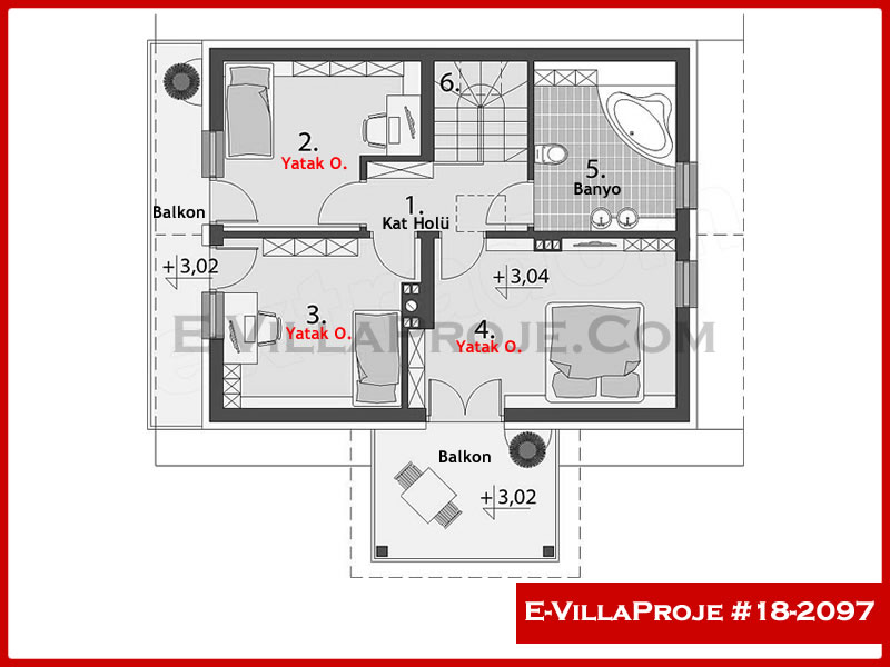 Ev Villa Proje #18 - 2097 Çelik Ev Projesi - Görsel 3