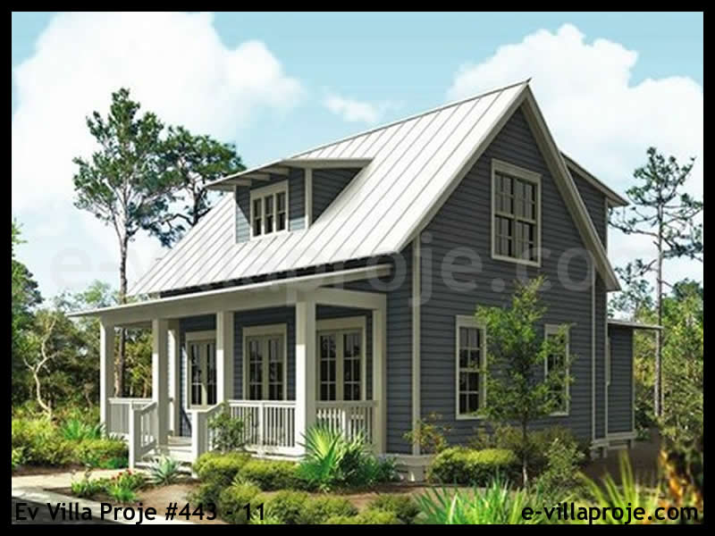 Ev Villa Proje #443 - 11 Çelik Villa Modeli