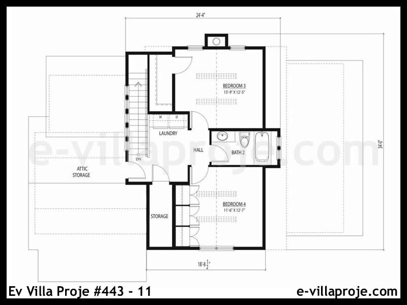 Ev Villa Proje #443 - 11 Çelik Ev Projesi - Görsel 3
