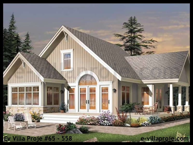 Ev Villa Proje #65 - 558 Çelik Villa Projesi 3D Mimari Tasarımı