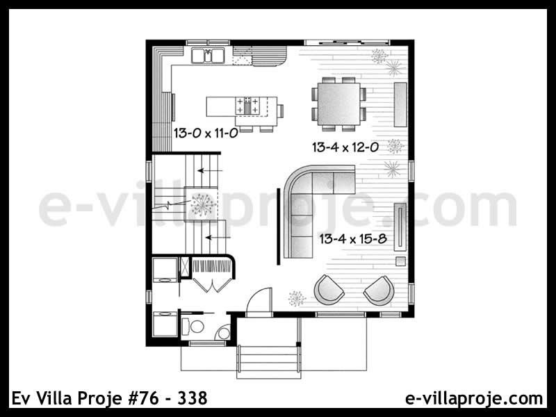 Ev Villa Proje #76 - 338 Çelik Ev Projesi - Görsel 2