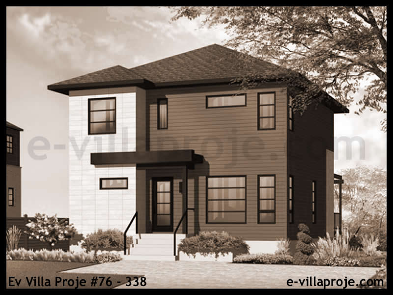 Ev Villa Proje #76 - 338 Çelik Ev Projesi - Görsel 4