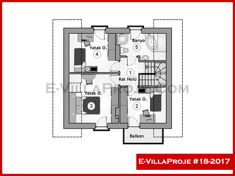 Ev Villa Proje #18 - 2017 Çelik Ev Projesi - Görsel 3