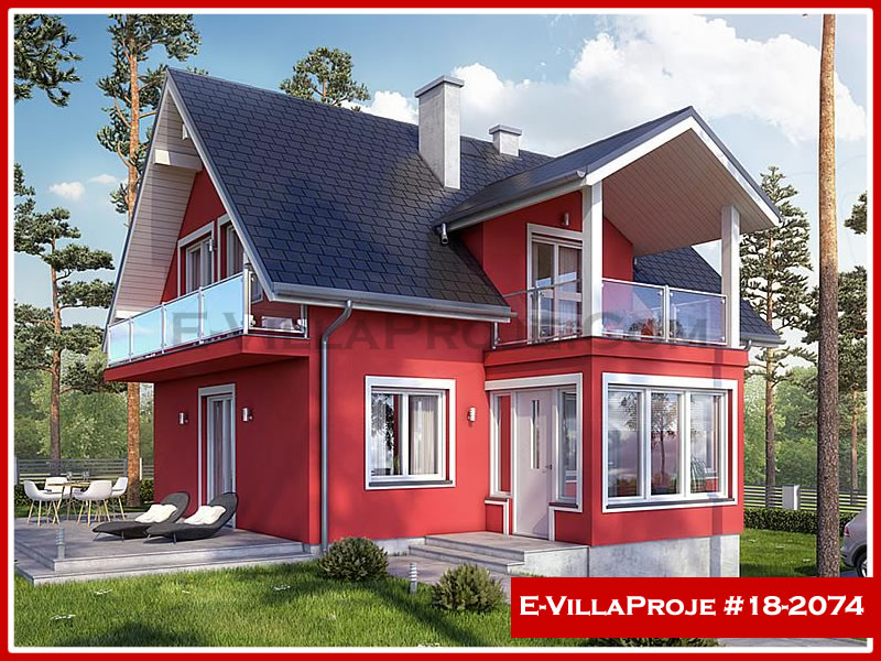 Ev Villa Proje #18 - 2074 Çelik Villa Projesi 3D Mimari Tasarımı
