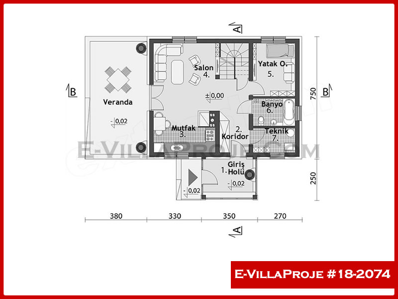 Ev Villa Proje #18 - 2074 Çelik Ev Projesi - Görsel 2