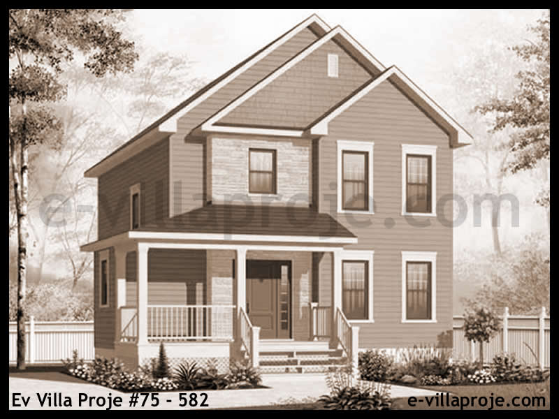 Ev Villa Proje #75 - 582 Çelik Ev Projesi - Görsel 4