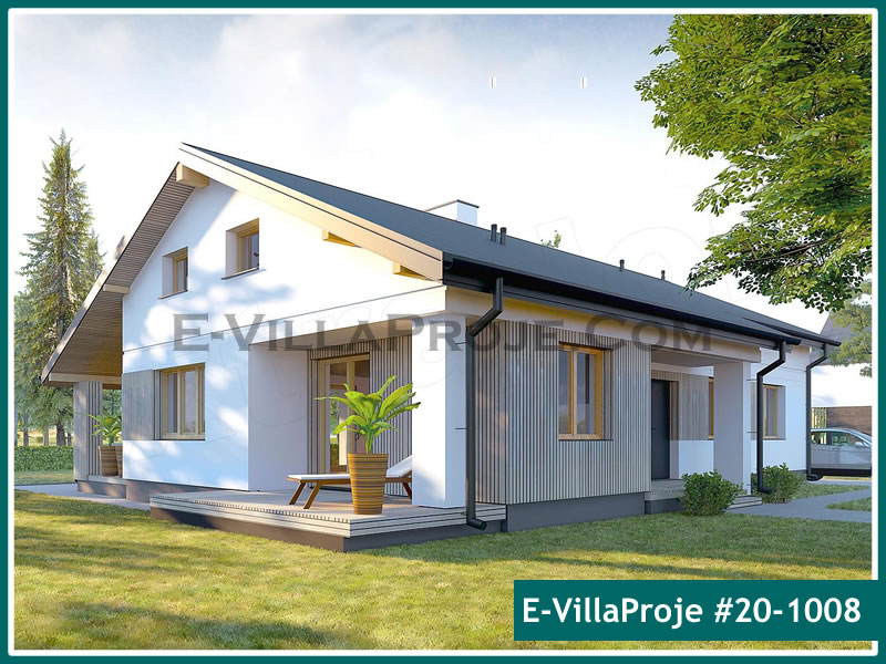 Ev Villa Proje #20 - 1008 Çelik Villa Modeli ve 3D Tasarımı