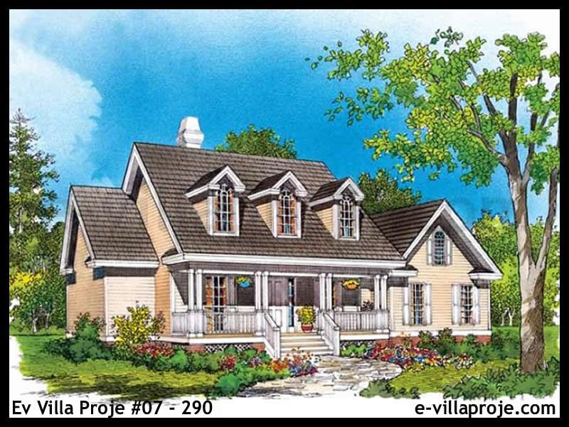 Ev Villa Proje #07 - 290 Çelik Villa Modeli ve 3D Tasarımı
