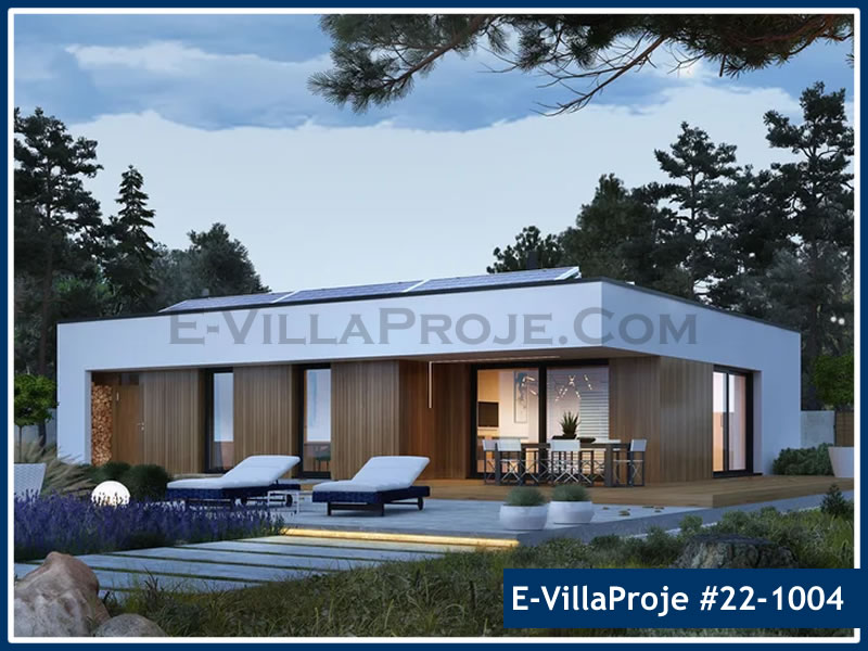 Ev Villa Proje #22 - 1004 Çelik Villa Modeli ve 3D Tasarımı