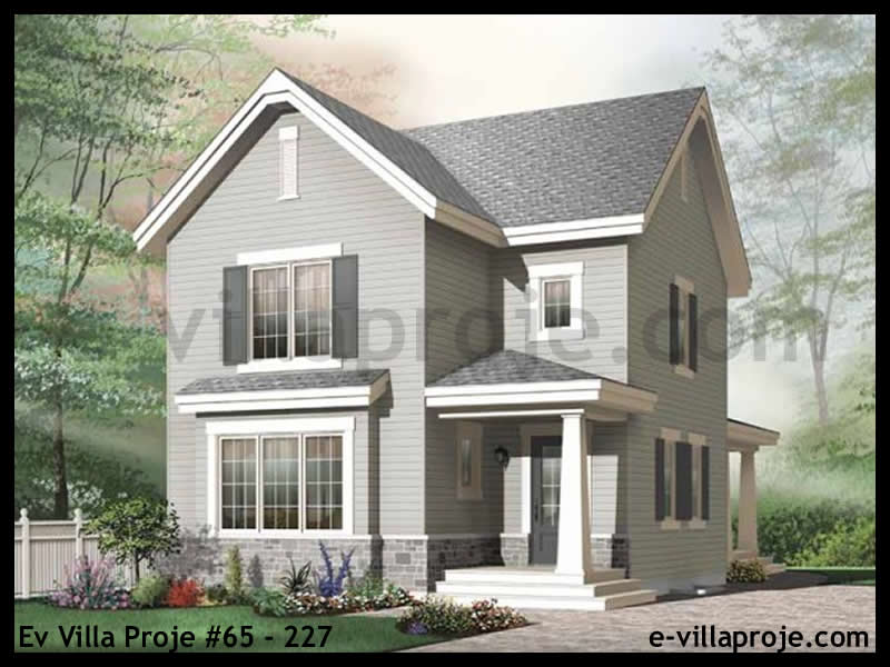 Ev Villa Proje #65 - 227 Çelik Villa Projesi 3D Mimari Tasarımı
