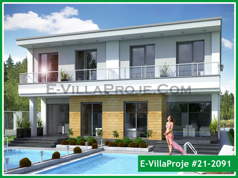 Ev Villa Proje #21 - 2091 Çelik Villa Modeli ve 3D Tasarımı