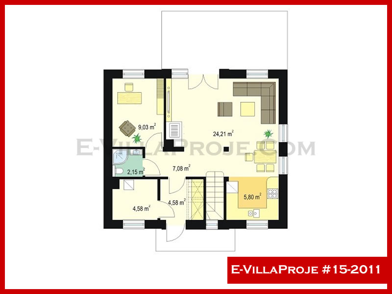 Ev Villa Proje #15 - 2011 Çelik Ev Projesi - Görsel 2