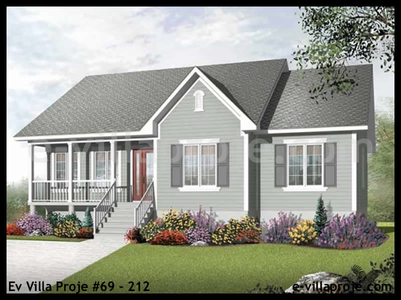 Ev Villa Proje #69 - 212 Çelik Villa Projesi 3D Mimari Tasarımı