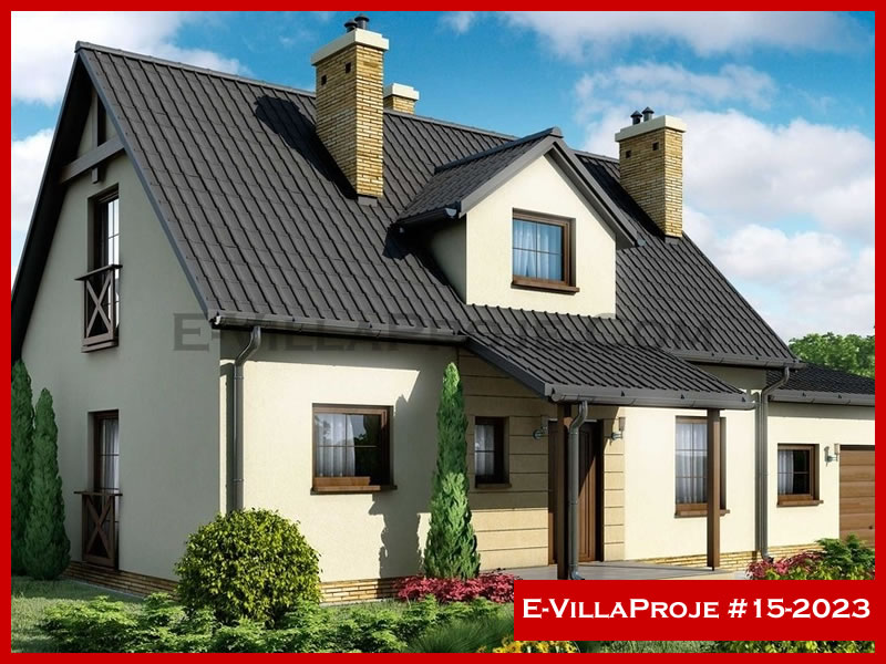 Ev Villa Proje #15 - 2023 Çelik Villa Projesi 3D Mimari Tasarımı