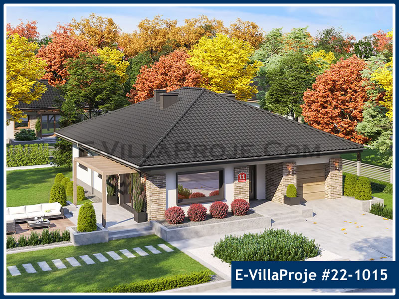 Ev Villa Proje #22 - 1015 Çelik Villa Modeli ve 3D Tasarımı