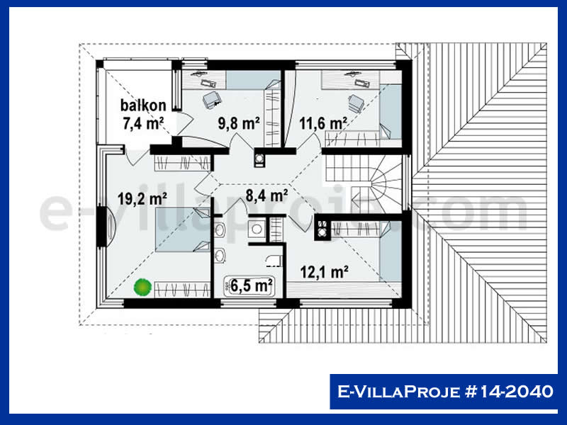 Ev Villa Proje #14 - 2040 Çelik Ev Projesi - Görsel 3