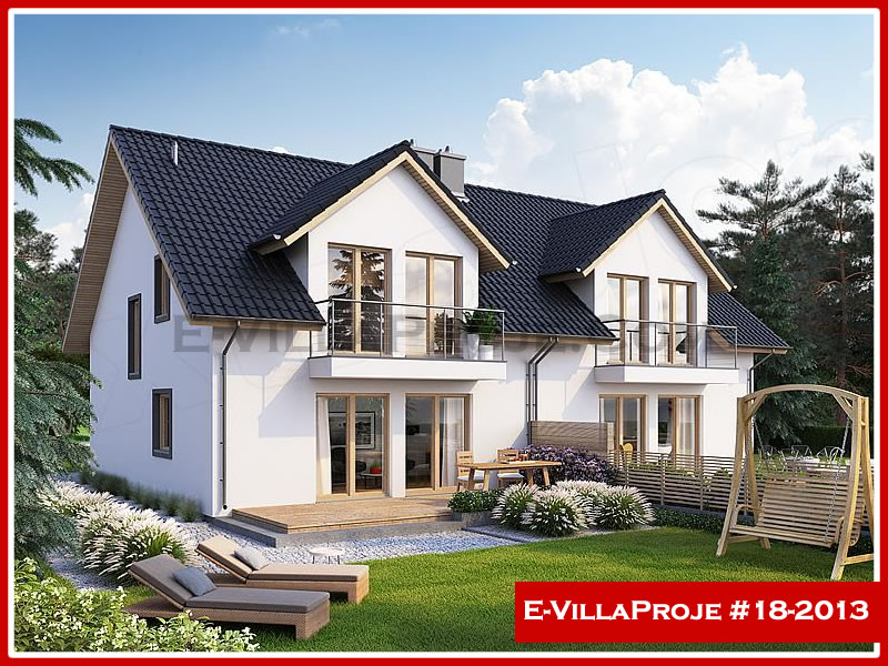 Ev Villa Proje #18 - 2013 Çelik Villa Projesi 3D Mimari Tasarımı