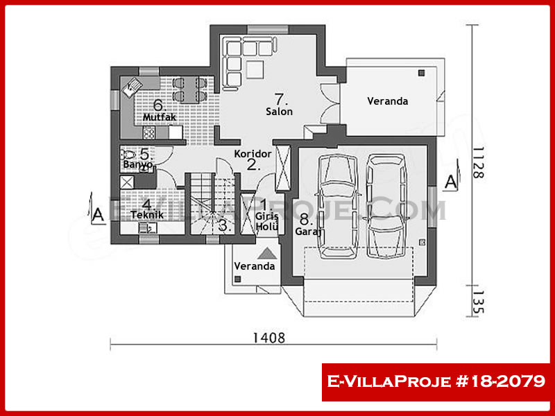 Ev Villa Proje #18 - 2079 Çelik Ev Projesi - Görsel 2