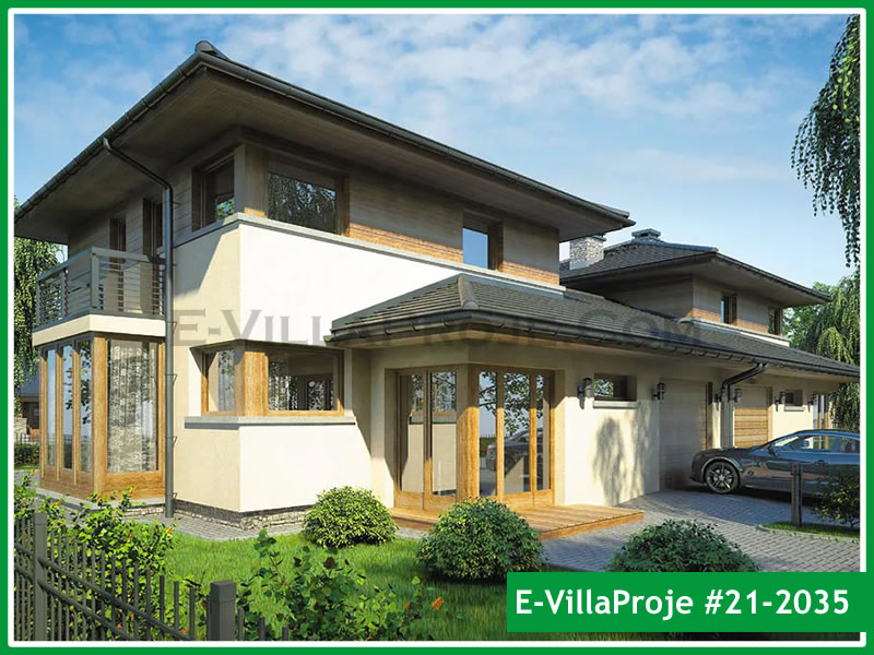 Ev Villa Proje #21 - 2035 Çelik Villa Modeli ve 3D Tasarımı