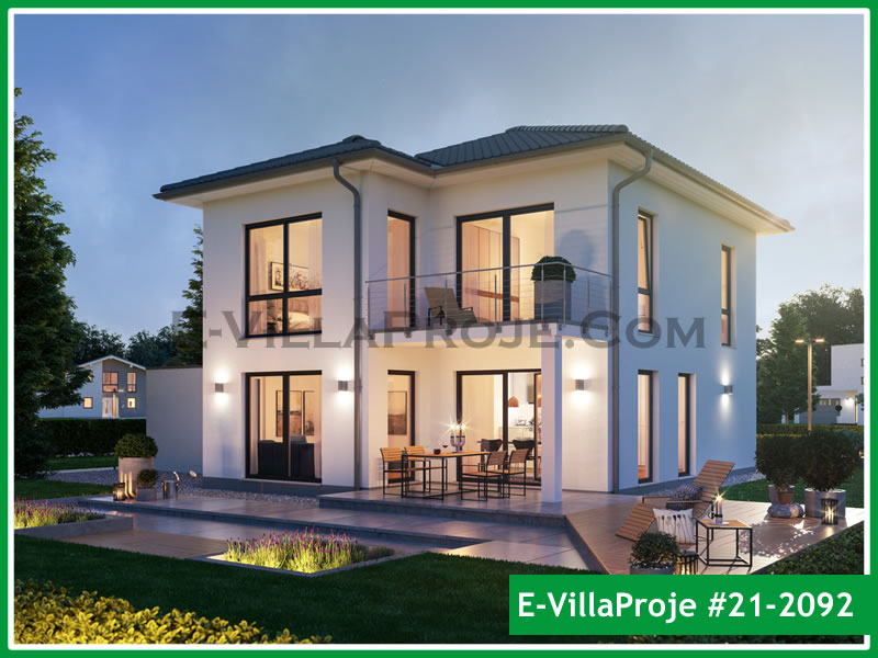 Ev Villa Proje #21 - 2092 Çelik Villa Modeli ve 3D Tasarımı