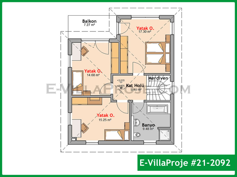 Ev Villa Proje #21 - 2092 Çelik Ev Projesi - Görsel 3