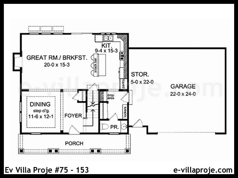 Ev Villa Proje #75 - 153 Çelik Ev Projesi - Görsel 2