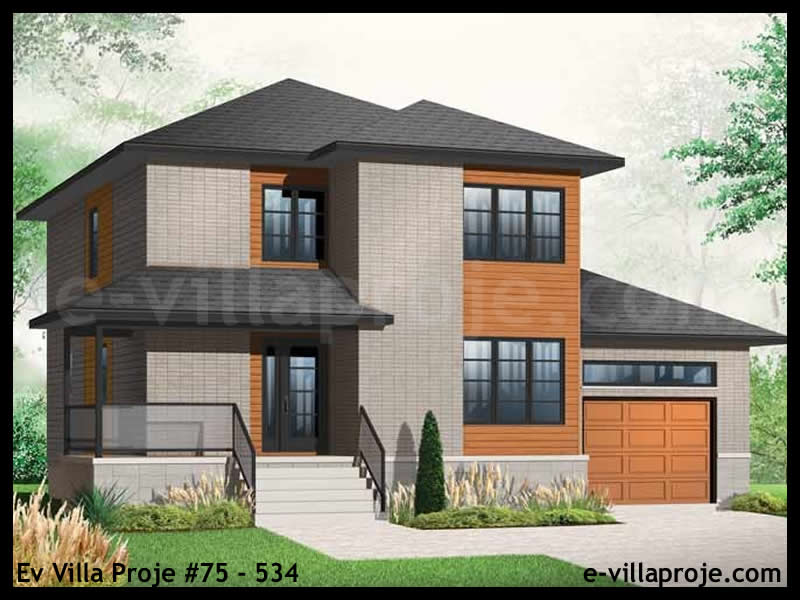 Ev Villa Proje #75 - 534 Çelik Villa Modeli