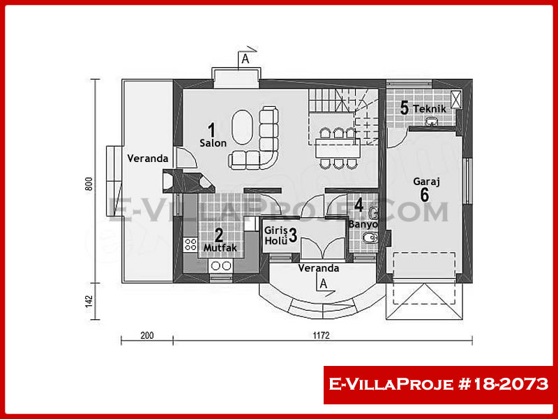Ev Villa Proje #18 - 2073 Çelik Ev Projesi - Görsel 2