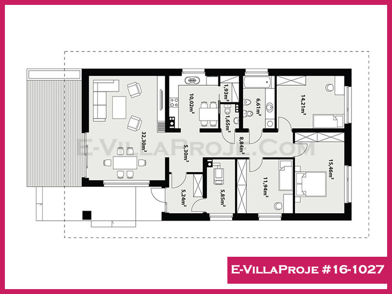 Ev Villa Proje #16 - 1027 Çelik Ev Projesi - Görsel 2