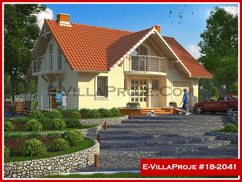 Ev Villa Proje #18 - 2041 Çelik Villa Projesi 3D Mimari Tasarımı