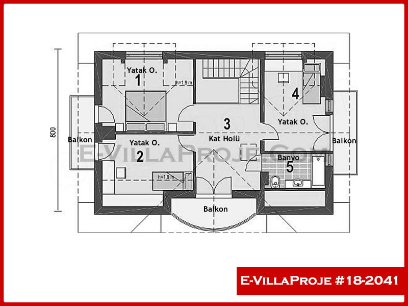 Ev Villa Proje #18 - 2041 Çelik Ev Projesi - Görsel 3