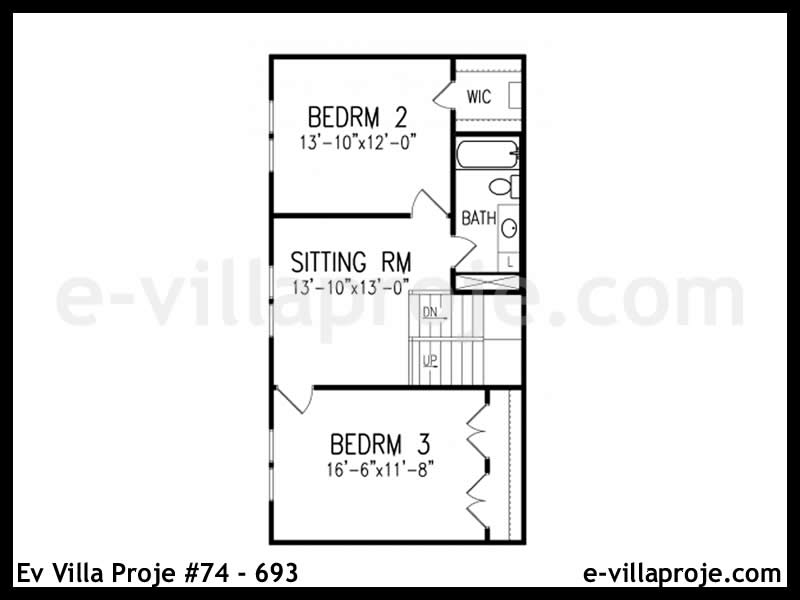 Ev Villa Proje #74 - 693 Çelik Ev Projesi - Görsel 3