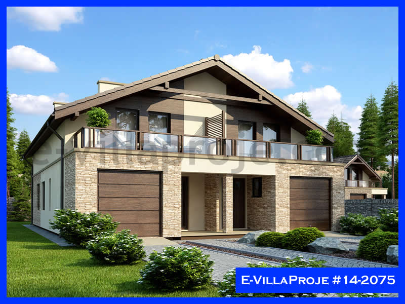 Ev Villa Proje #14 - 2075 Çelik Villa Modeli ve 3D Tasarımı