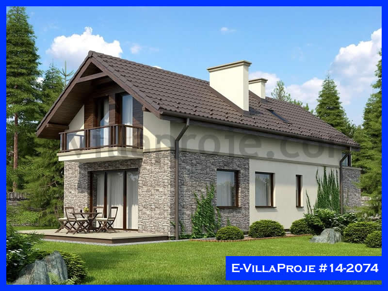 Ev Villa Proje #14 - 2074 Çelik Villa Projesi 3D Mimari Tasarımı